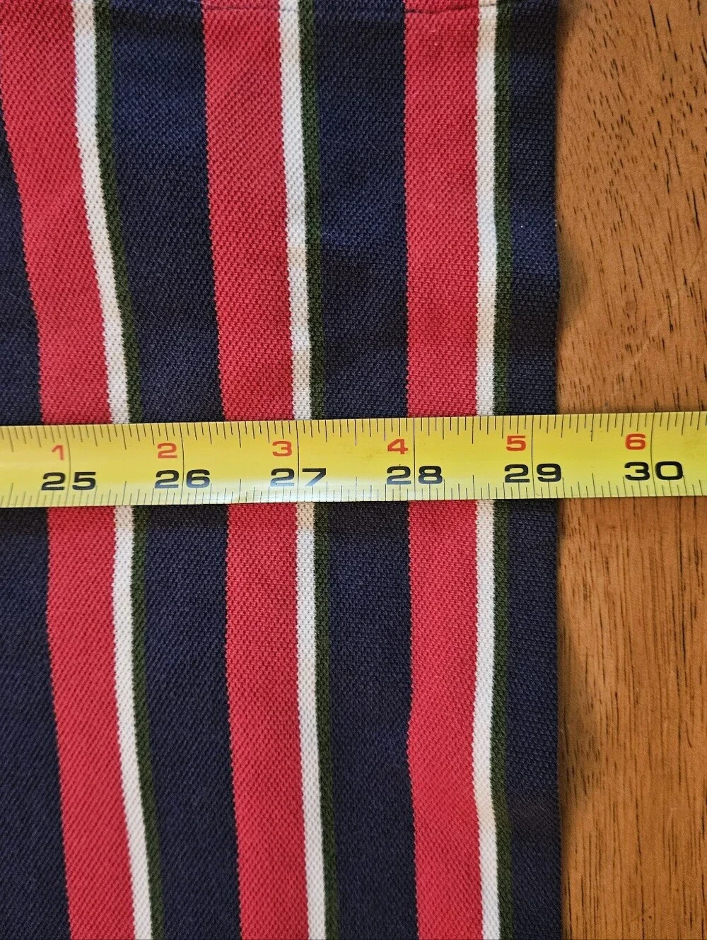 Ralph Lauren Navy, Red & White Striped Mena Polo